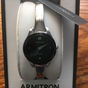 Armitron analog silver watch.